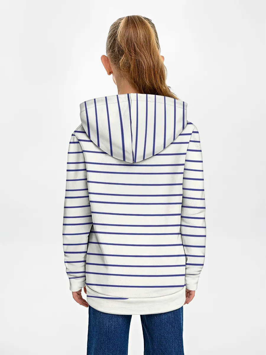 Детское худи / Муми-тролль рисует полосы