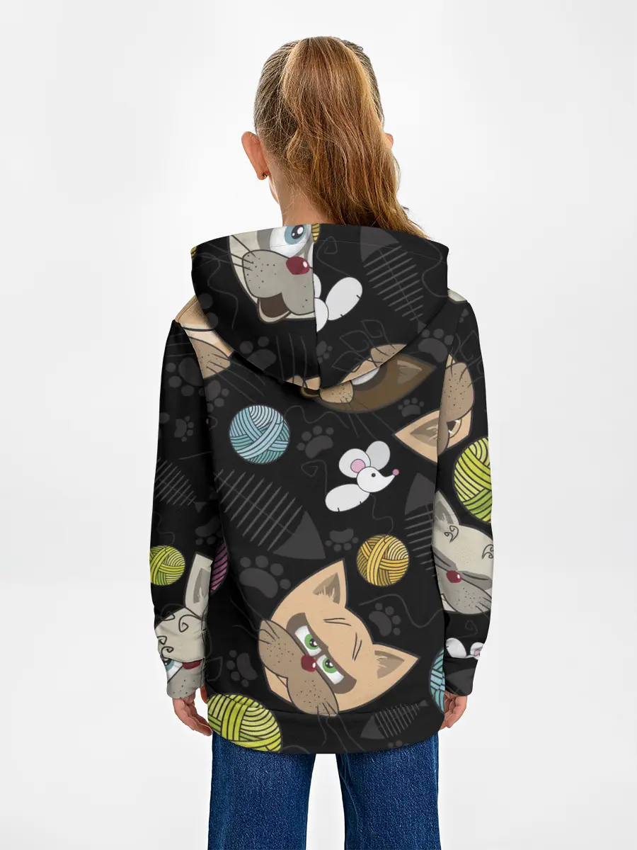 Детское худи / Злой кот.