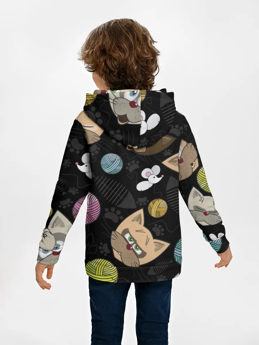 Детское худи / Злой кот.