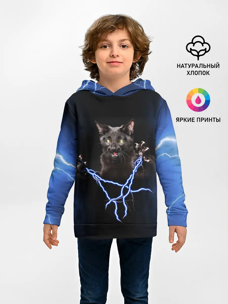 Детское худи / Грозовой кошак