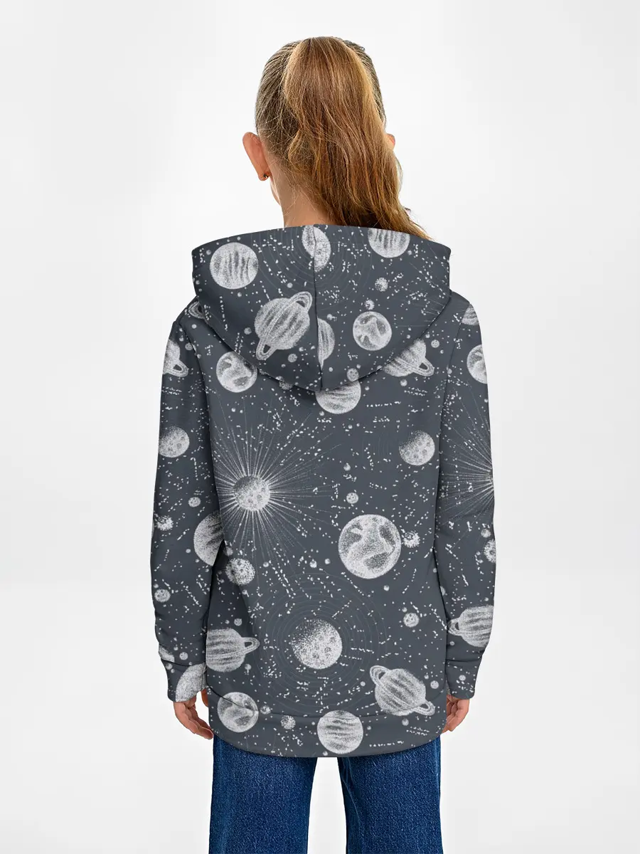 Детское худи / Звезды, планеты и созвездия