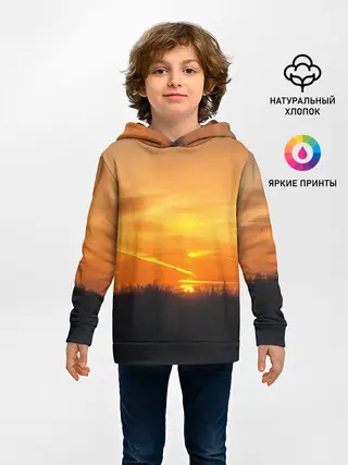 Детское худи / Закат