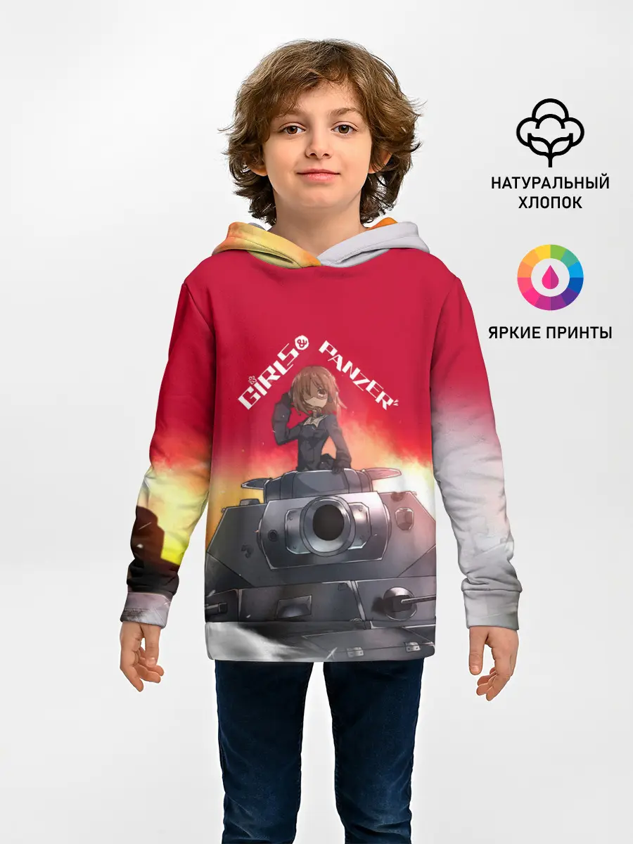 Детское худи / Girls und Panzer | Девушки и танки
