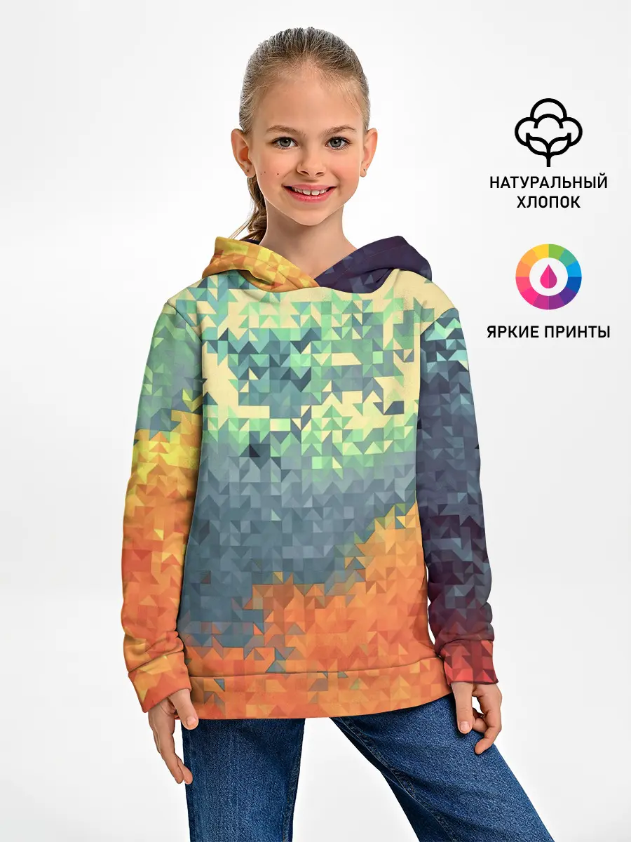 Детское худи / Стихия: лед и пламя