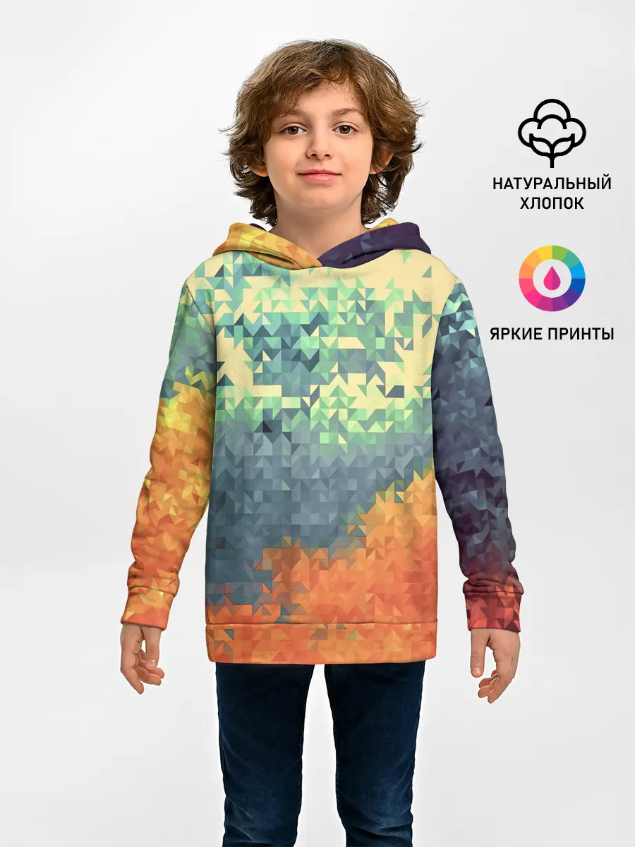 Детское худи / Стихия: лед и пламя