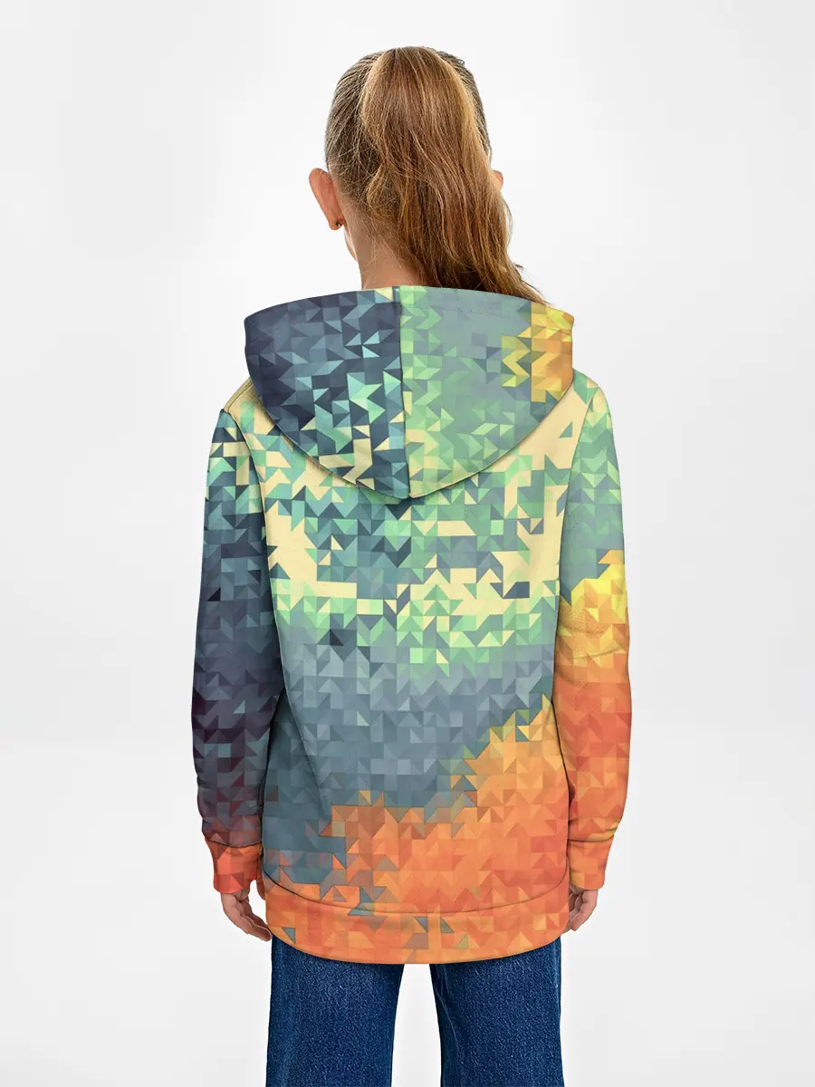 Детское худи / Стихия: лед и пламя