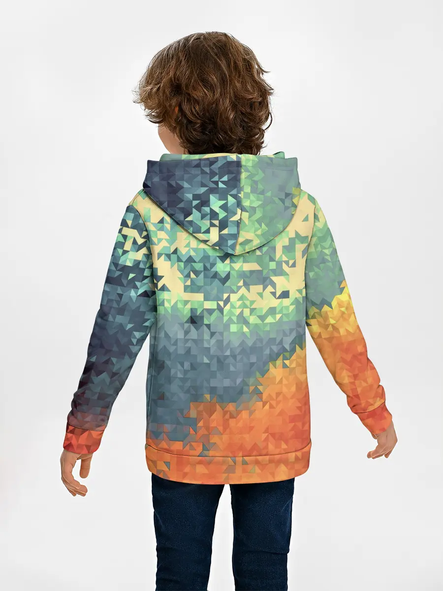 Детское худи / Стихия: лед и пламя