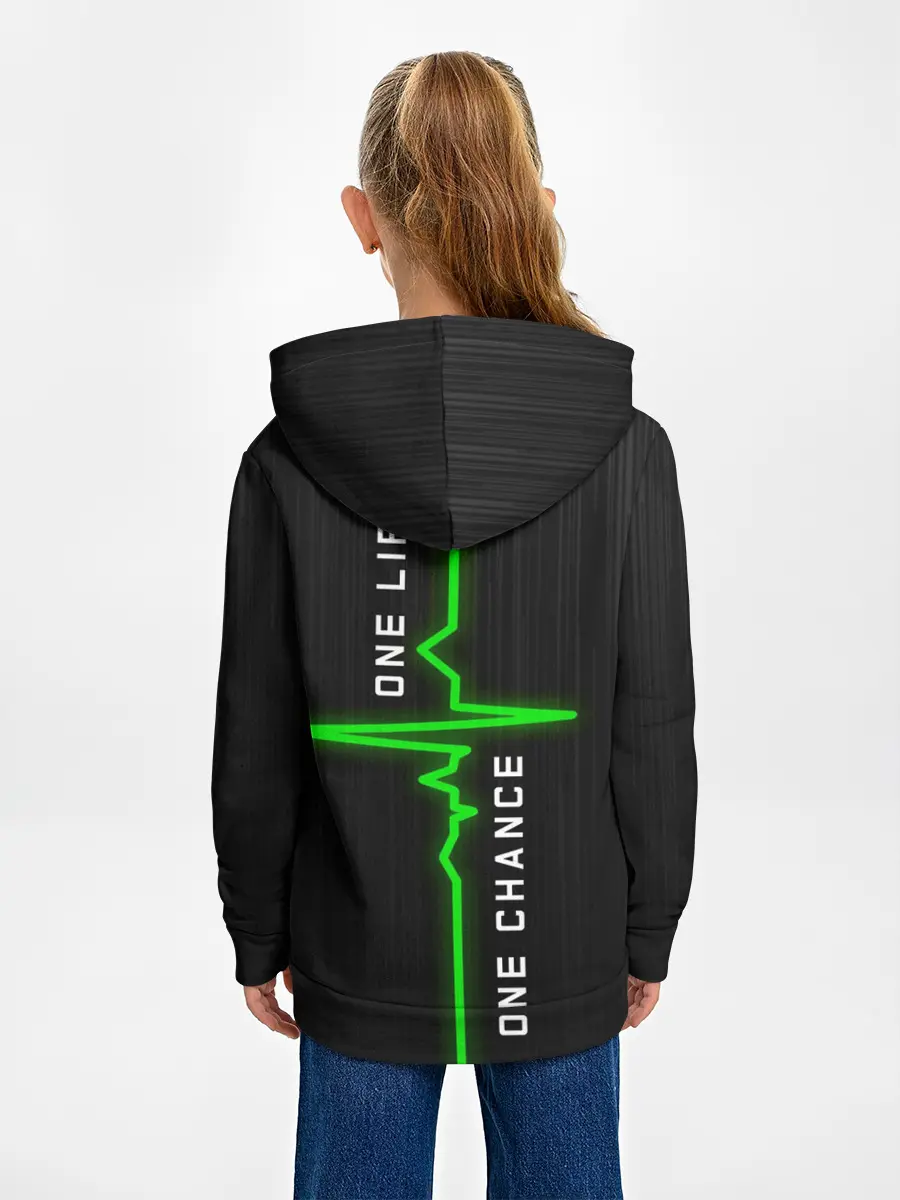 Детское худи / ОДНА ЖИЗНЬ - ОДИН ШАНС