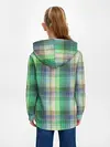 Детское худи / Зеленый клетчатый узор