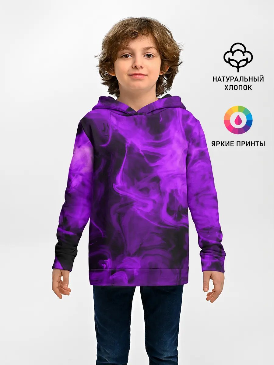 Детское худи / Неоновый Дым