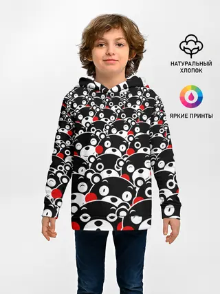 Детское худи / Узор кумамонов