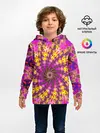 Детское худи / НЕОНОВЫЙ РОЗОВЫЙ ФРАКТАЛ