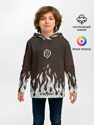 Детское худи / cs:go - Оксидное пламя