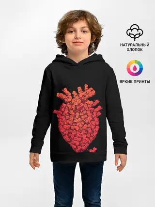 Детское худи / Сердце Из Котиков