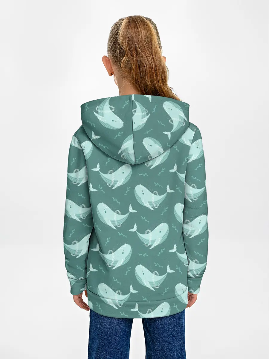 Детское худи / Киты