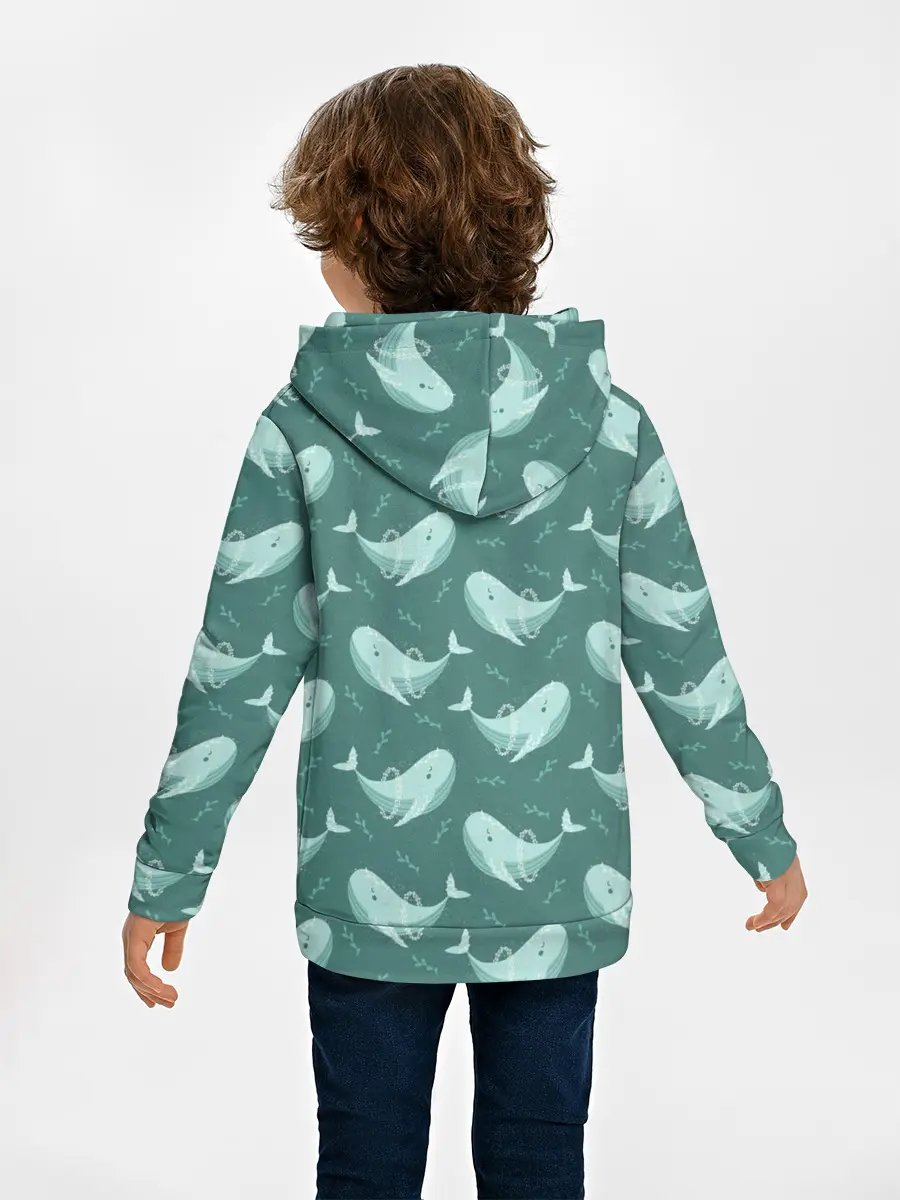 Детское худи / Киты