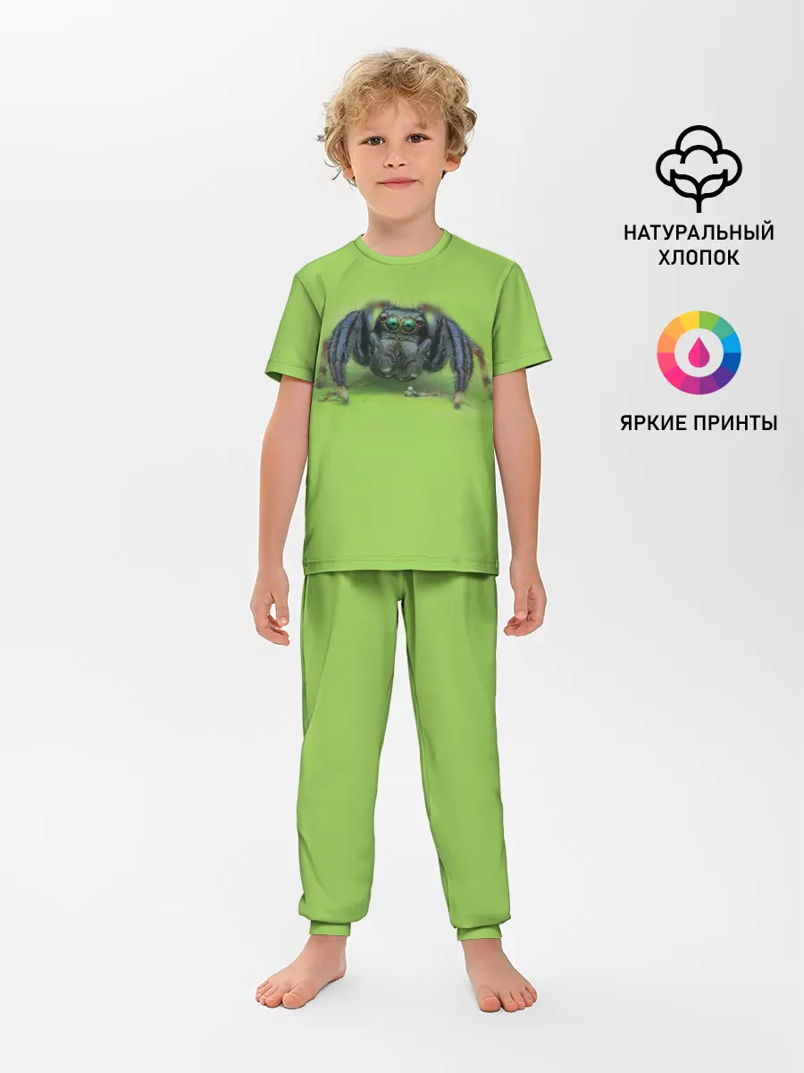 Детская пижама с брюками / ПАУК С ГЛАЗКАМИ