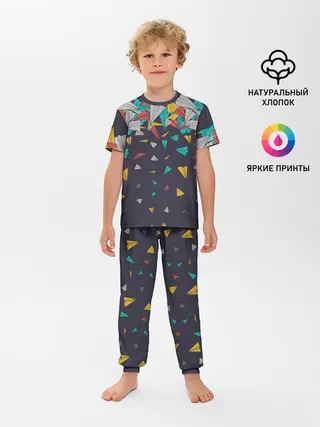 Детская пижама с брюками / Самолётики
