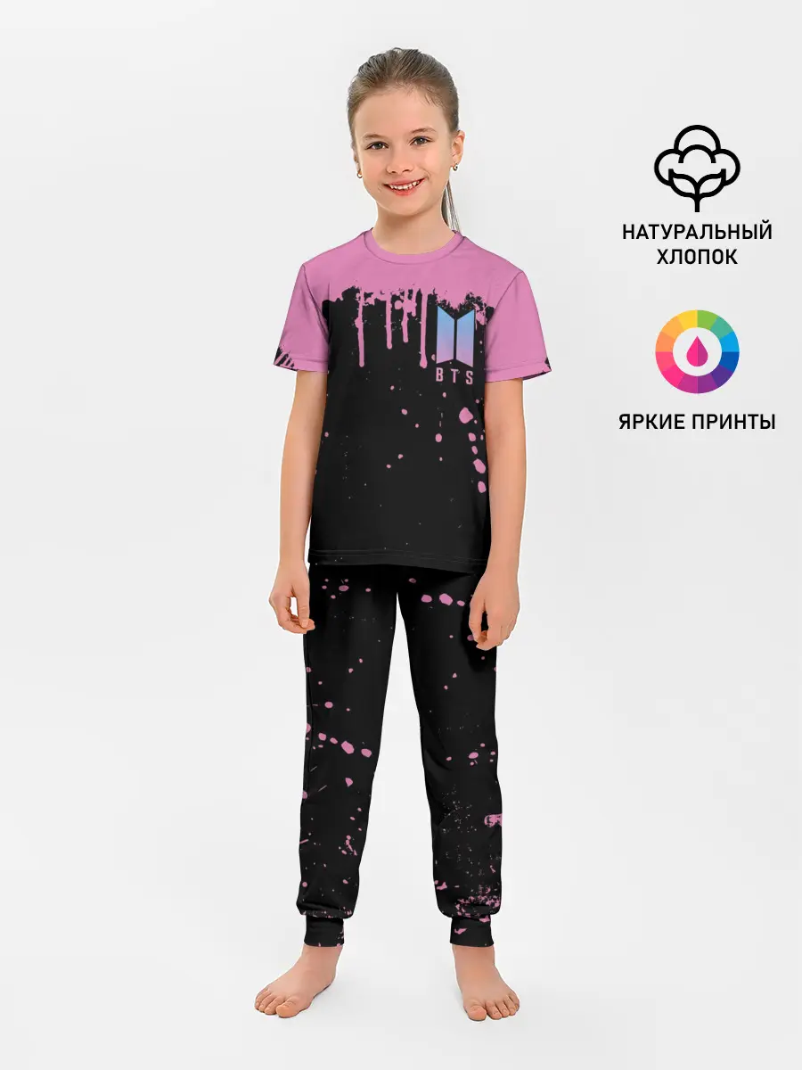 Детская пижама с брюками / BTS