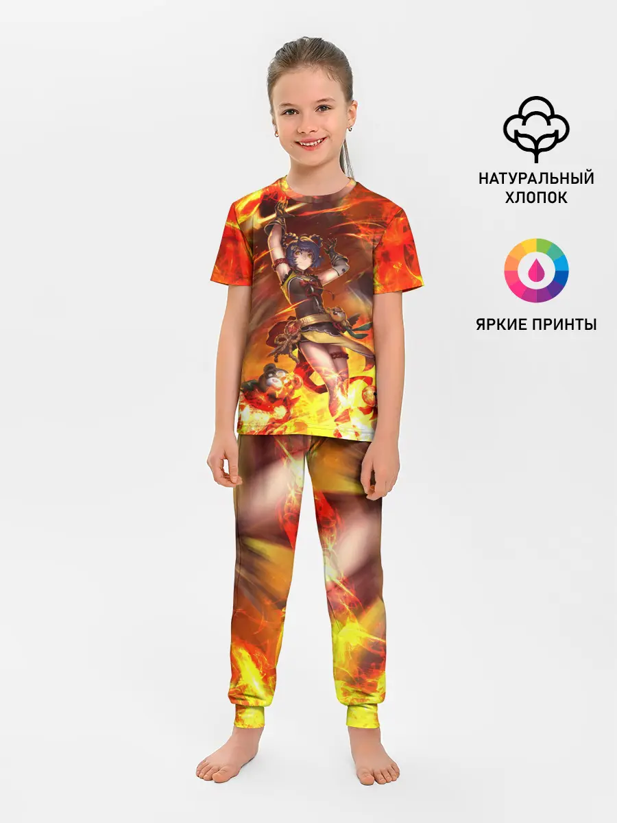 Детская пижама с брюками / Сян Лин | Genshin Impact