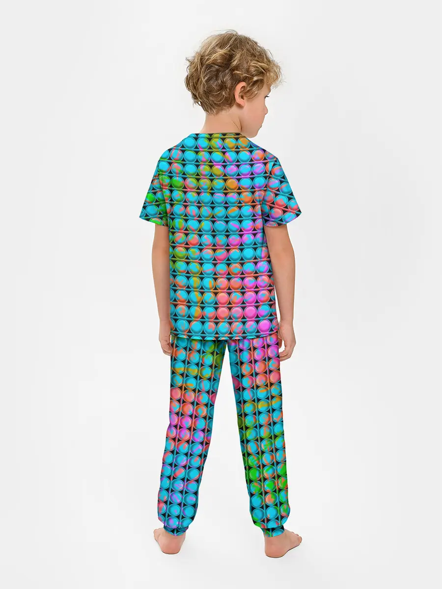 Детская пижама с брюками / POP IT | Взрыв Красок