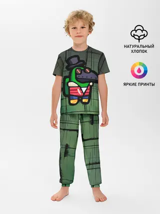 Детская пижама с брюками / Among Us