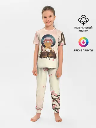 Детская пижама с брюками / АСТА сакура | Black Clover