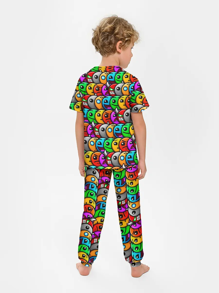Детская пижама с брюками / GEOMETRY DASH