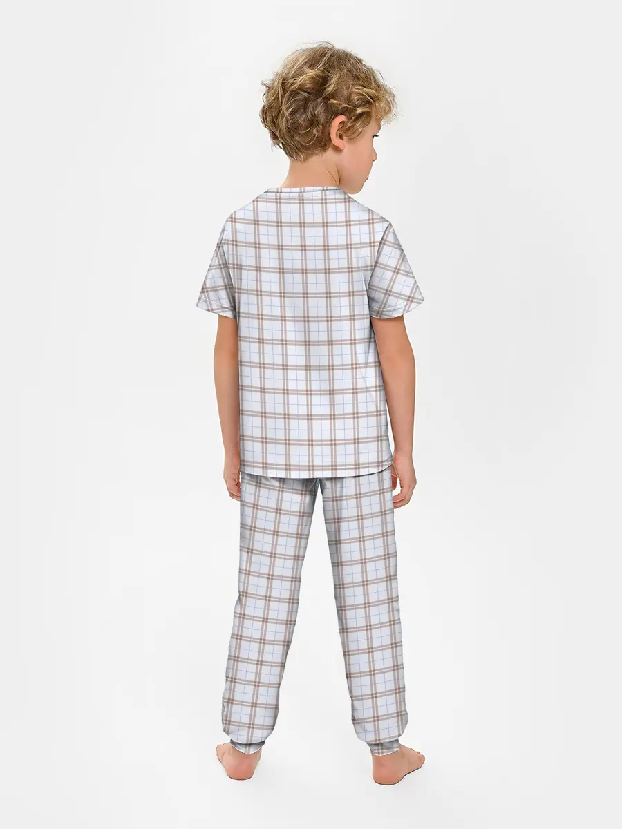 Детская пижама с брюками / Стиль Джентльмены