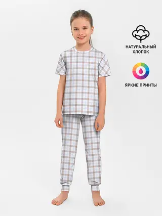 Детская пижама с брюками / Стиль Джентльмены