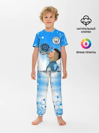 Детская пижама с брюками / СЕРХИО АГУЭРО / МАНЧЕСТЕР СИТИ