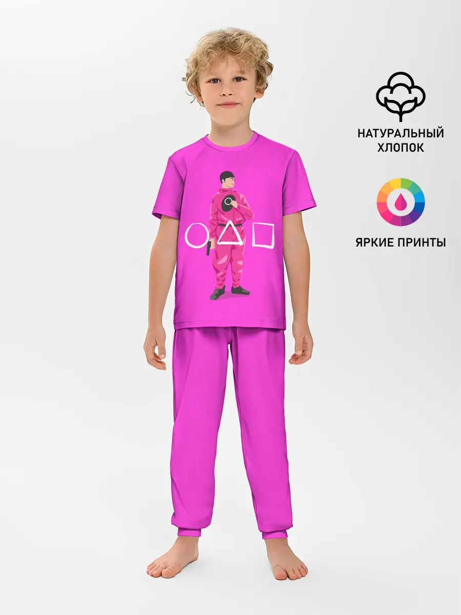 Детская пижама с брюками / Круги в деле