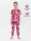 Детская пижама с брюками / Георгины
