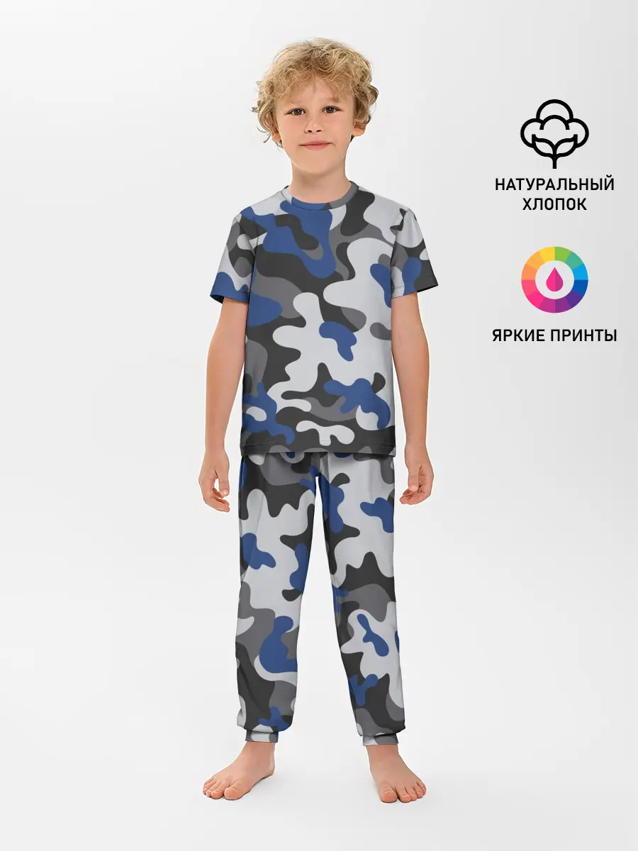 Детская пижама с брюками / Камуфляж