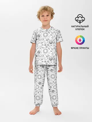 Детская пижама с брюками / Space