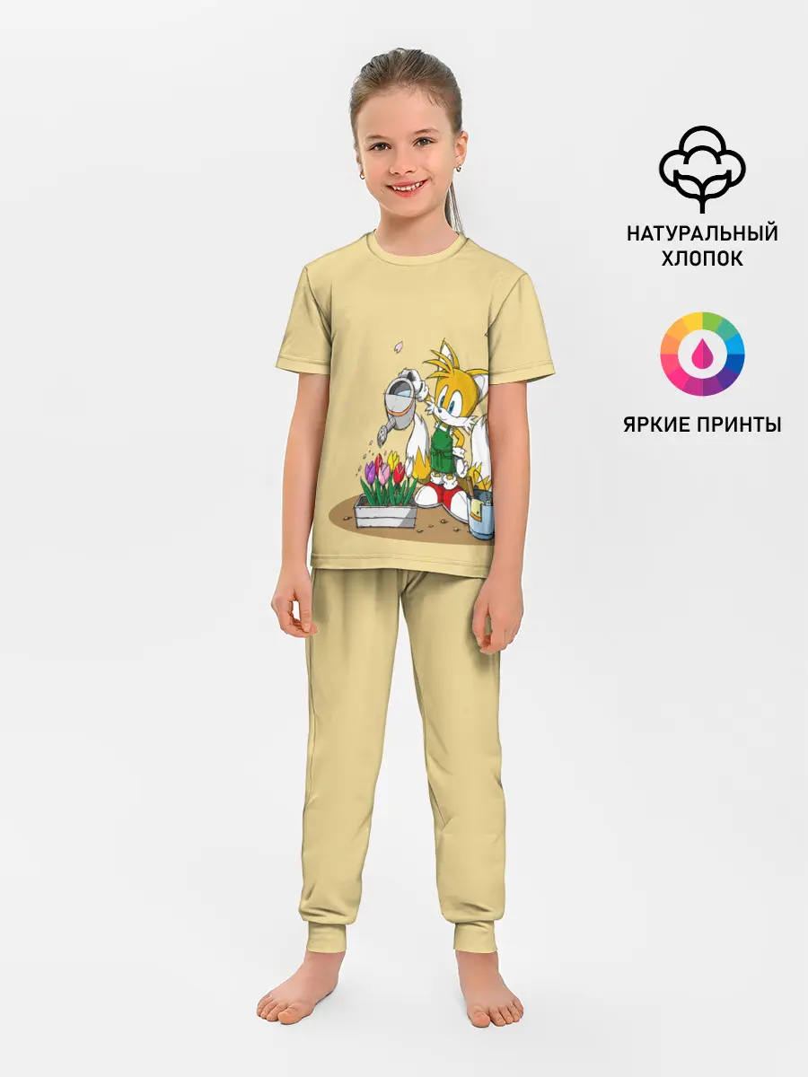 Детская пижама с брюками / Sonic.