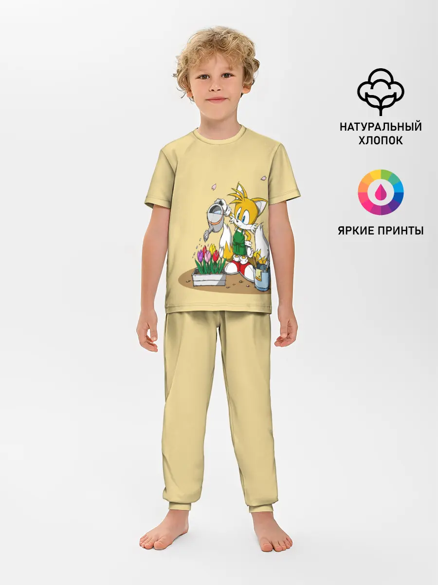 Детская пижама с брюками / Sonic.