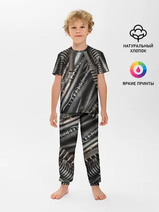 Детская пижама с брюками / СТИМПАНК | МЕХАНИЧЕСКИЕ ЧАСТИ