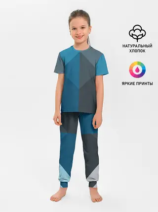 Детская пижама с брюками / Геометрия