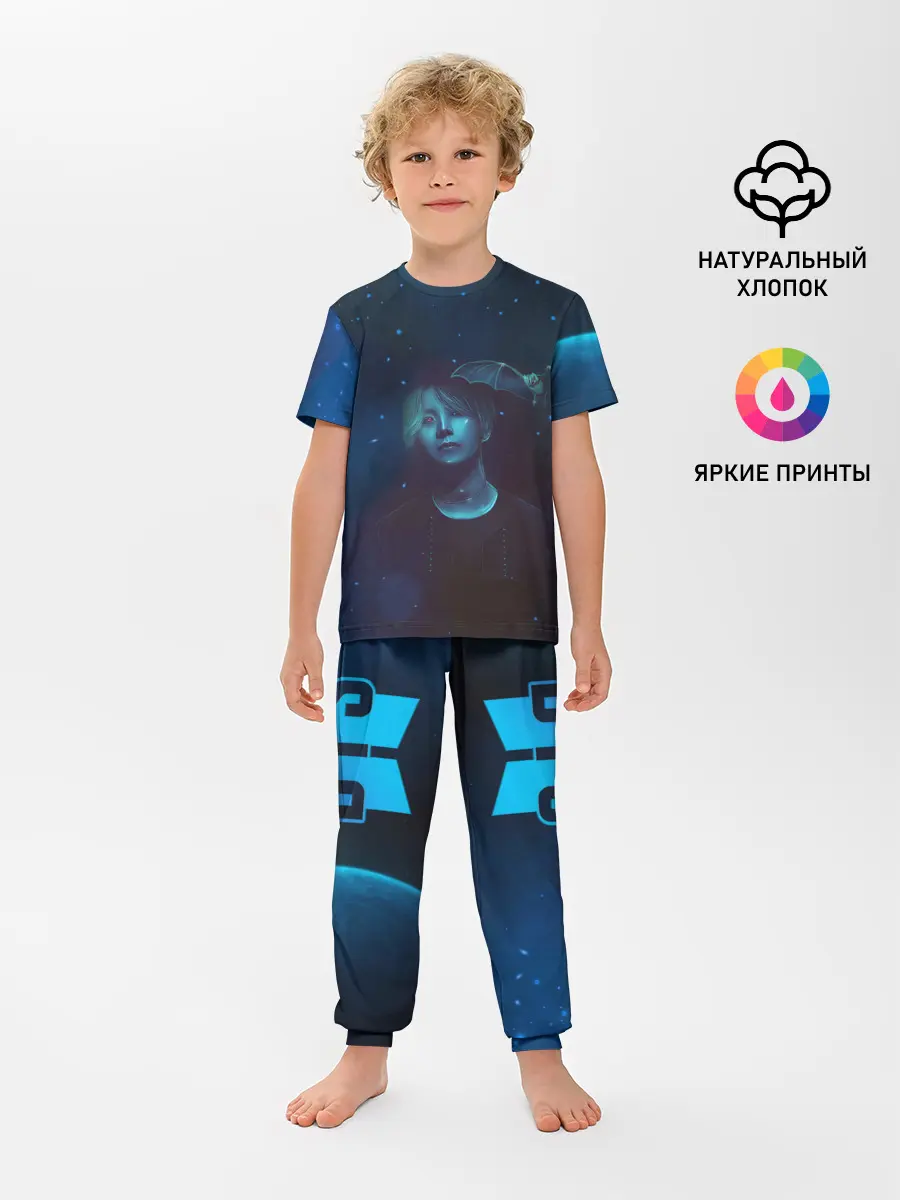 Детская пижама с брюками / BTS | БТС | ЛОГО