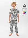 Детская пижама с брюками / Абстрактная жидкость