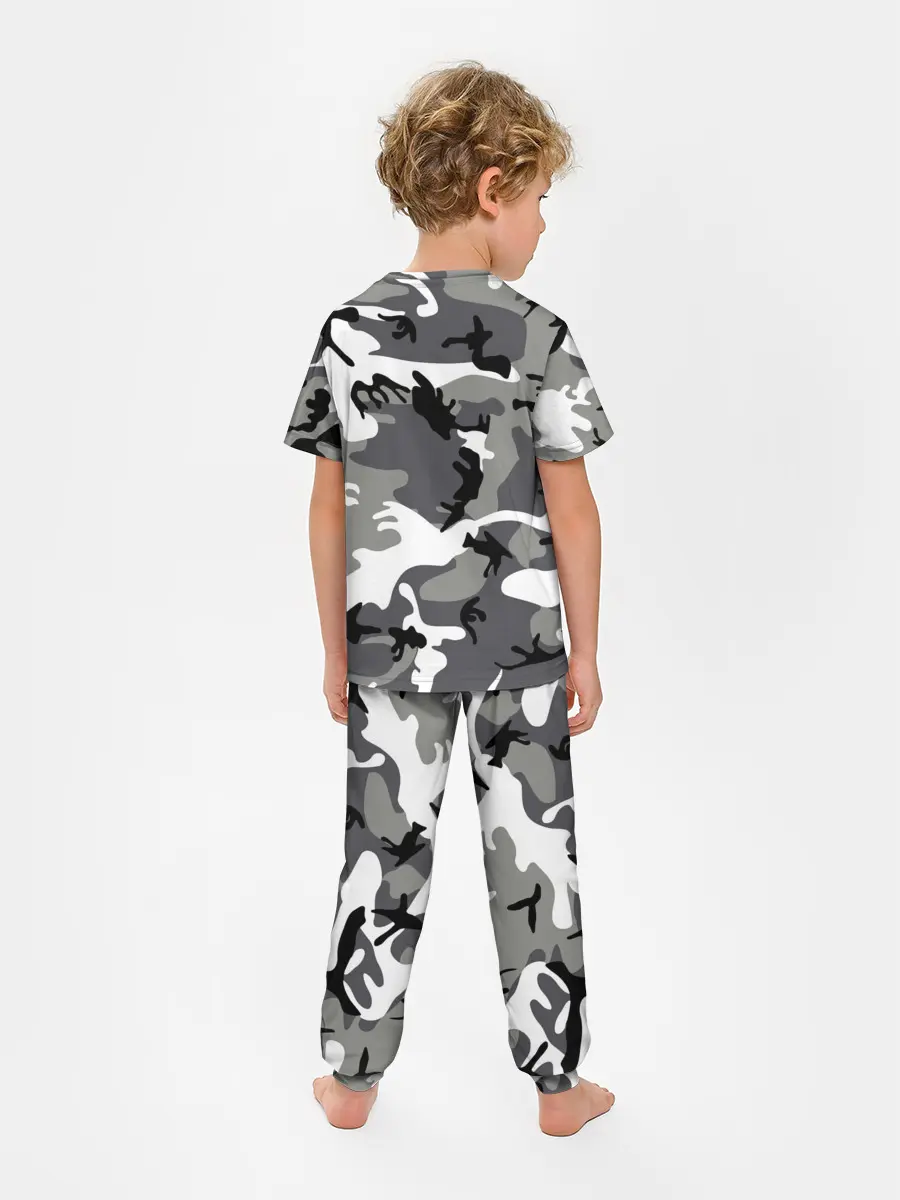 Детская пижама с брюками / Камуфляж Sabaton