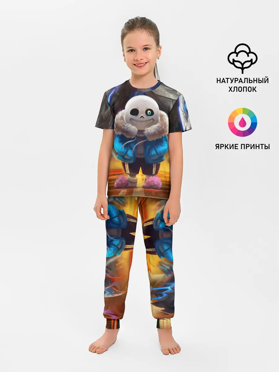 Детская пижама с брюками / UNDERTALE | АНДЕРТЕЙЛ