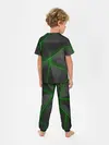 Детская пижама с брюками / Неоновые линии