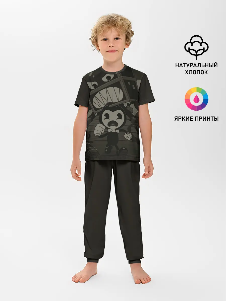 Детская пижама с брюками / Bendy and the ink machine