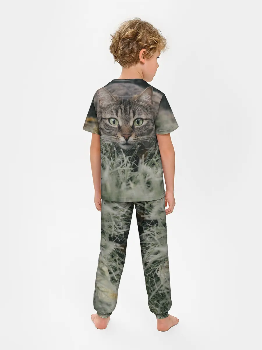 Детская пижама с брюками / Кошка