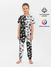 Детская пижама с брюками / DESTINY LOGOBOMBING ЧЁРНО БЕЛОЕ