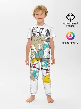 Детская пижама с брюками / Сатору Годжо - Jujutsu Kaisen