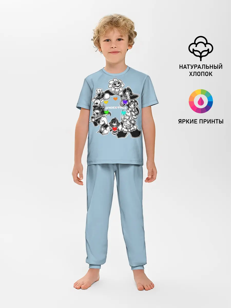 Детская пижама с брюками / Undertale