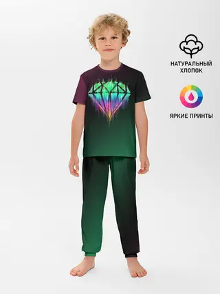 Детская пижама с брюками / Бриллиант